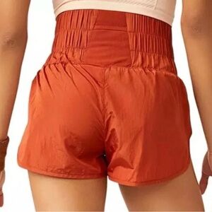Free People Movement The Way home lined shorts, Burnt Orange, sz M